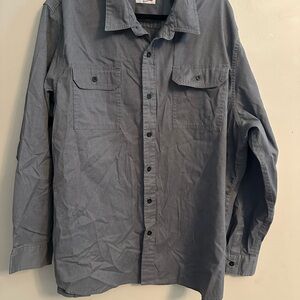 Wrangler Charcoal Button-Up Shirt